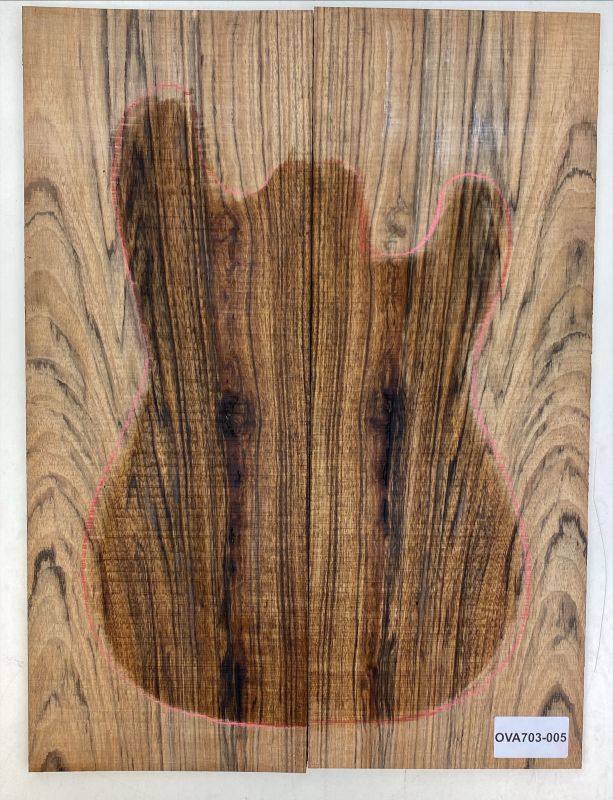 Top Ovangkol, 2-tlg., 9mm Einzelstück #005